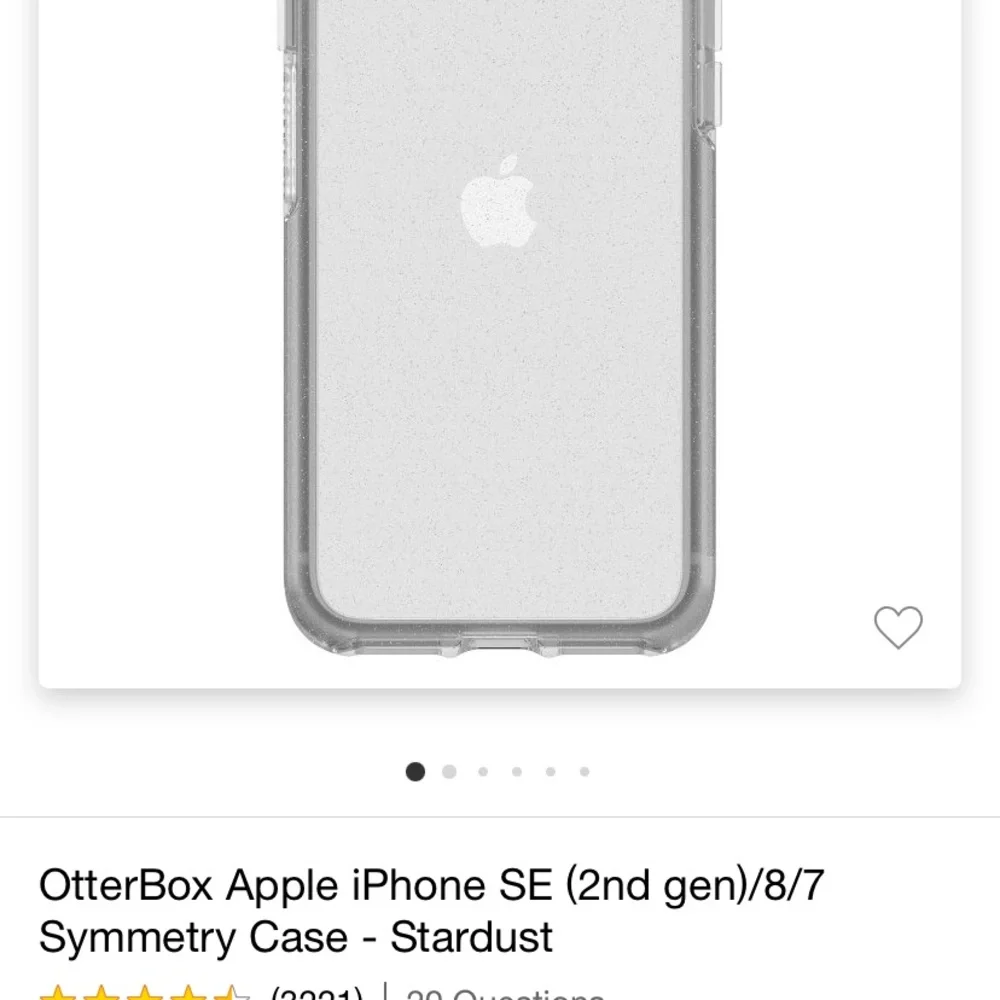 OtterBox Apple iPhone SE (2nd gen)/8/7 Symmetry Case - Stardust